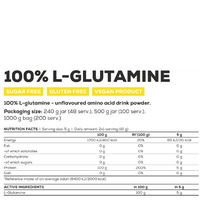 100% L-GLUTAMINE